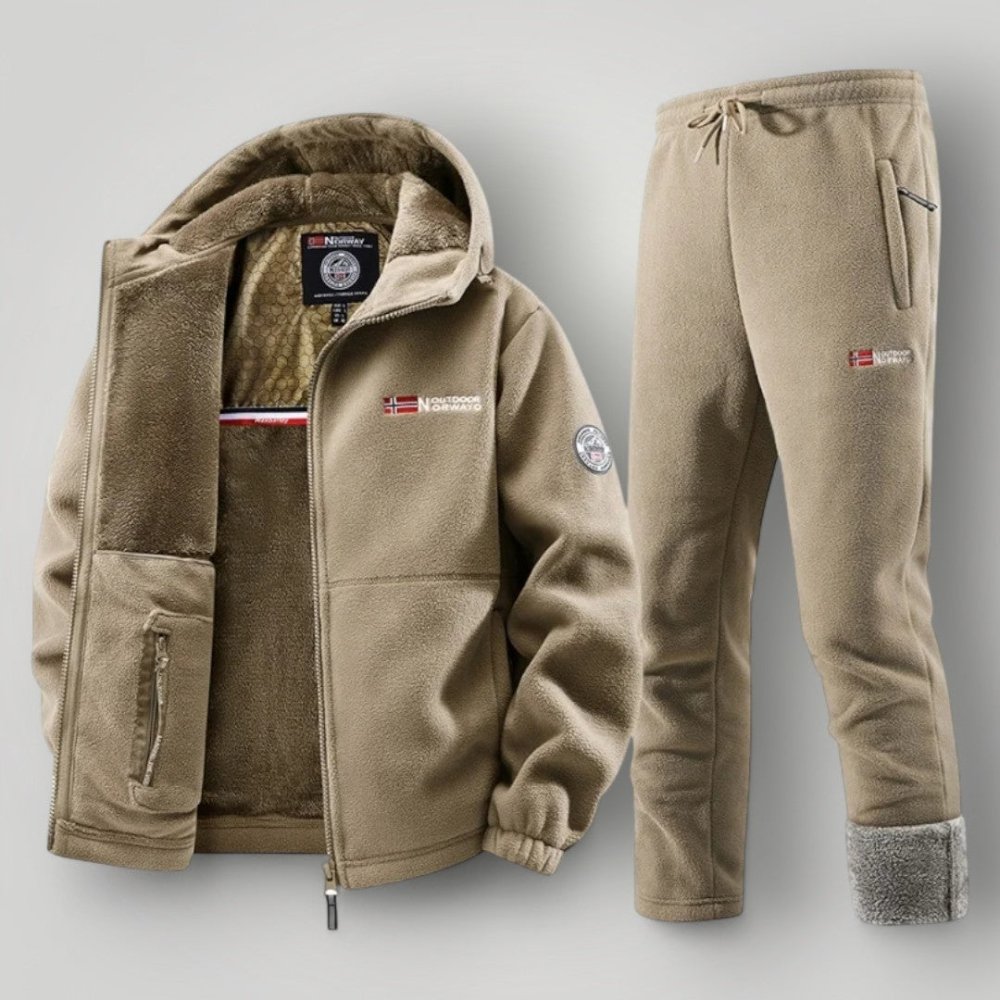 Khaki / Jachetă & Pantaloni / 3XL
