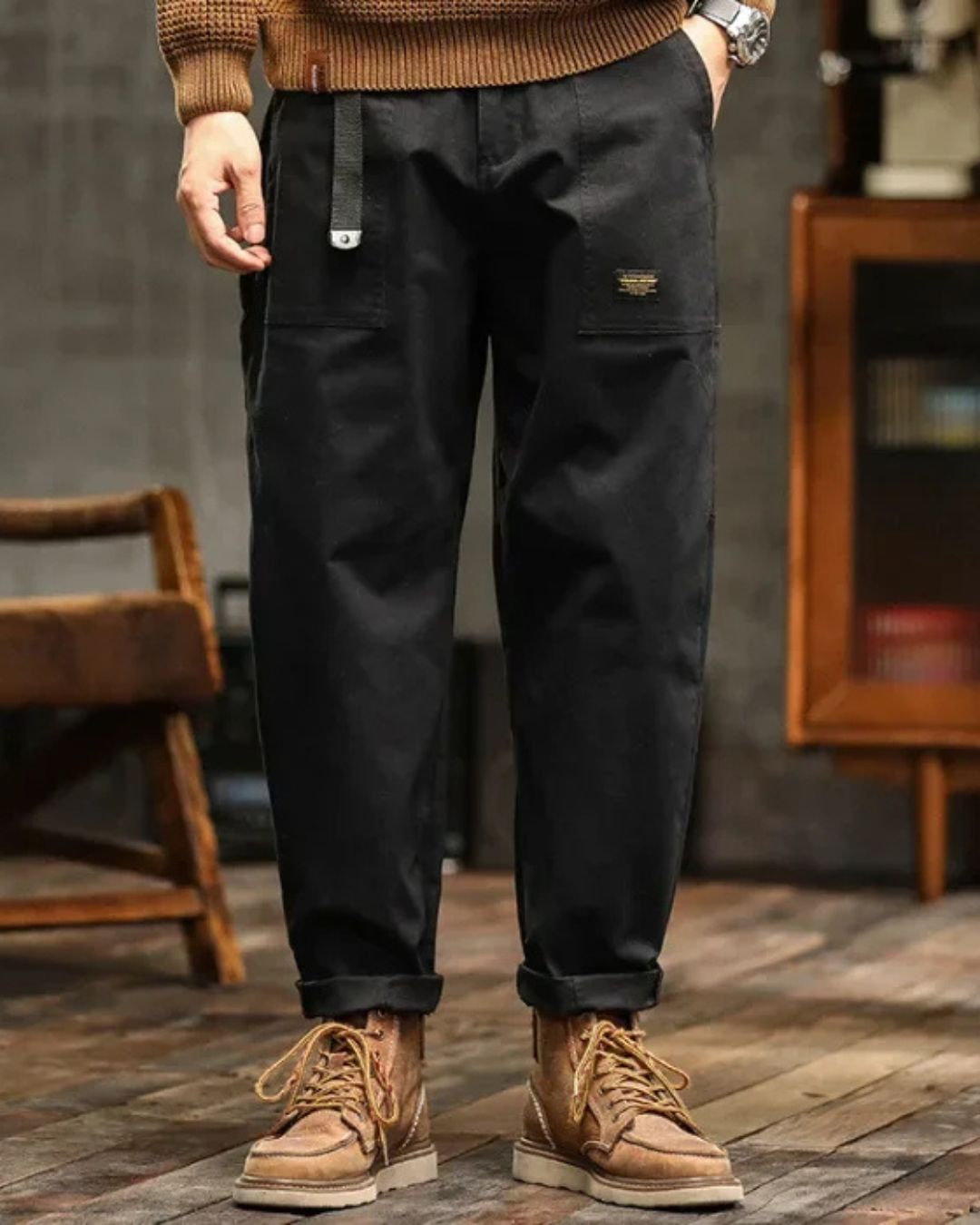 Negru / 4XL