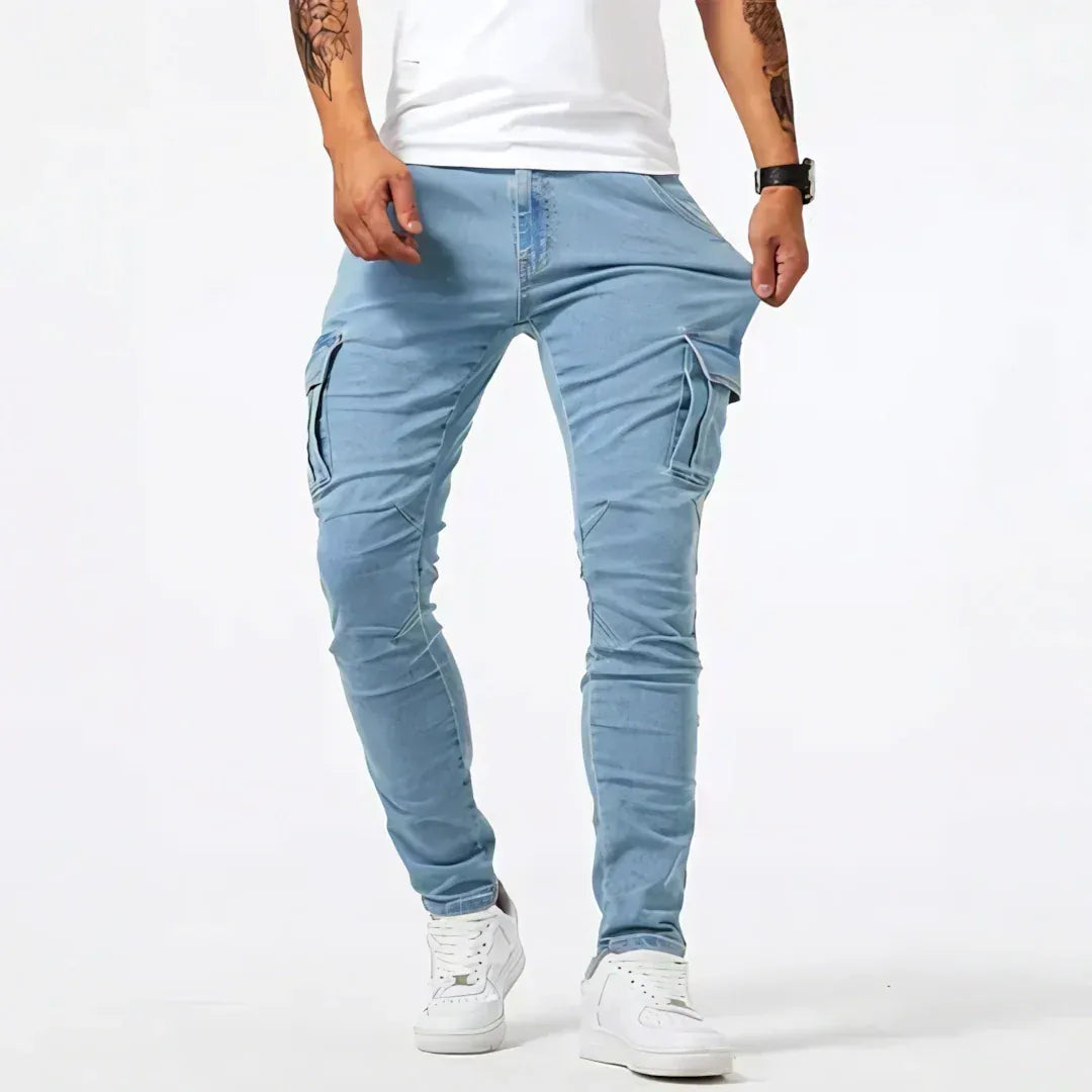 Albastru / 3XL (W38–40)