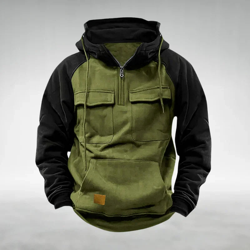 Negru / verde militar / 3XL